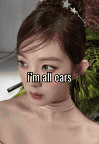 Woman I'm All Ears GIF