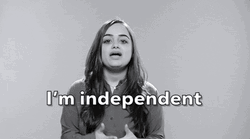Woman I'm Independent And Feminist GIF