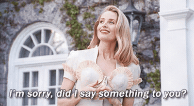 Woman I'm Sorry Did I Say Something GIF