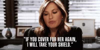 Woman If You Cover For Her I Take Shield GIF