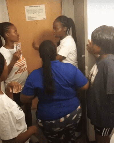 Woman In Adidas Shirt GIF