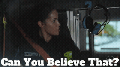 Woman In Ambulance Saying Can You Believe That GIF