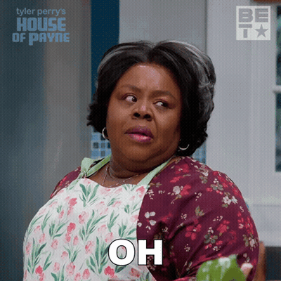 Woman In Apron Saying Oh House Of Payne Poster GIF