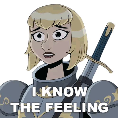 Woman In Armor Holding Sword Sticker