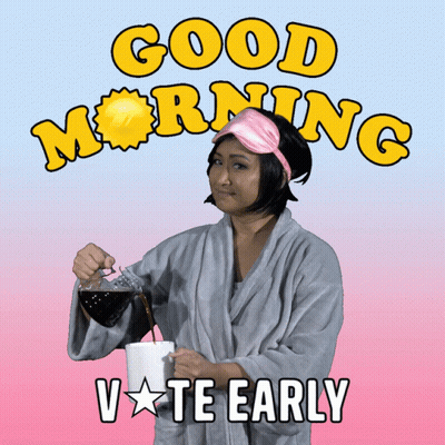 Woman In Bathrobe Pouring Coffee Good Morning GIF