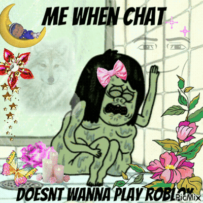 Woman In Bathtub Me When Chat Doesn't Wanna Play Roblox GIF
