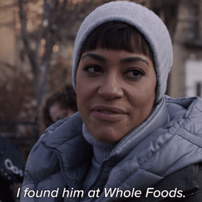 Woman In Beanie And Jacket Says I Found Him GIF