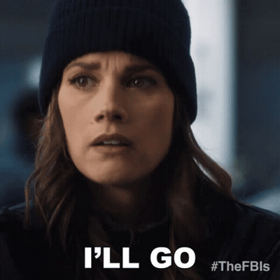 Woman In Beanie And Jacket Says I'll Go GIF