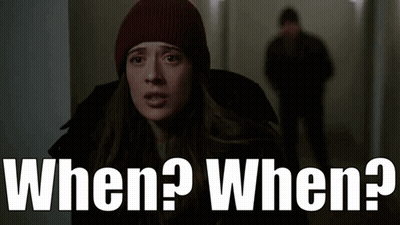 Woman In Beanie Saying When When GIF
