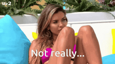 Woman In Bikini On Couch Not Really GIF