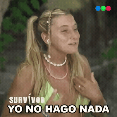 Woman In Bikini Saying Yo No Hago Nada GIF