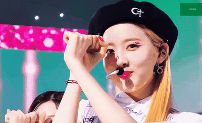 Woman In Black Beret With Letter G GIF