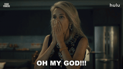 Woman In Black Dress Dancing Oh My God GIF