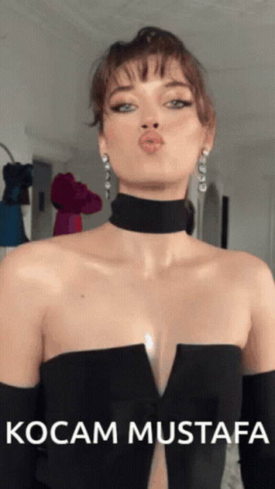 Woman In Black Dress Kocam Mustafa GIF