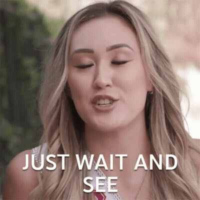 Woman In Black Dress Says Crown Me Or Kiss My Ass GIF