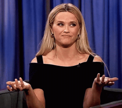 Woman In Black Dress With Hands Outstretched GIF