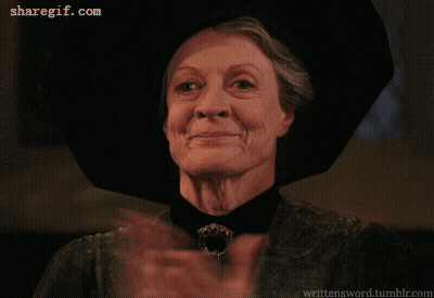 Woman In Black Hat Clapping GIF