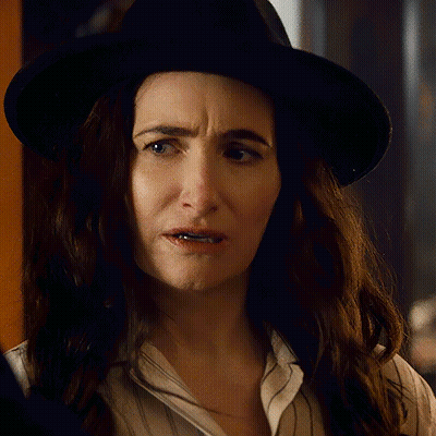 Woman In Black Hat Say Again GIF