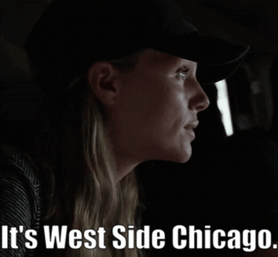 Woman In Black Hat Saying It's West Side Chicago GIF