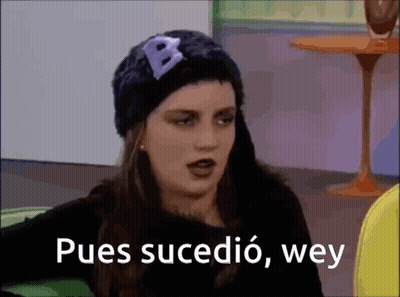 Woman In Black Hat Saying Pues Sucedion Wey GIF