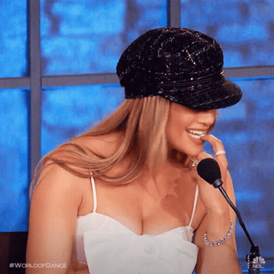 Woman In Black Hat Smiling GIF