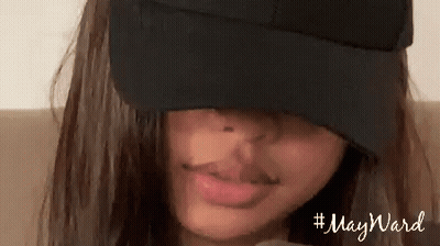 Woman In Black Hat With #Mayward GIF