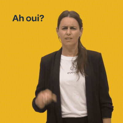 Woman In Black Jacket And White Shirt Saying Evergreen GIF