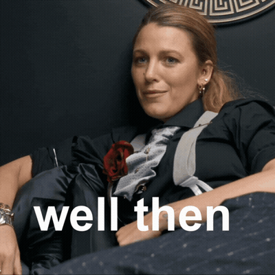 Woman In Black Jacket Making Face GIF