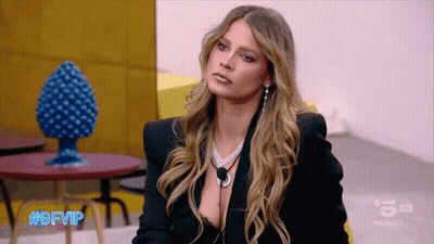 Woman In Black Jacket Plunging Neckline #Gfvip Table GIF
