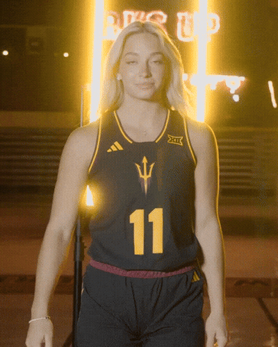 Woman In Black Jersey Number 11 GIF