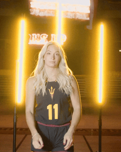 Woman In Black Jersey Number 11 GIF