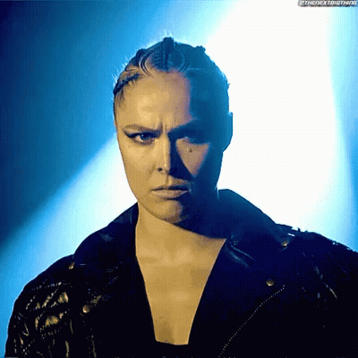 Woman In Black Leather Jacket GIF