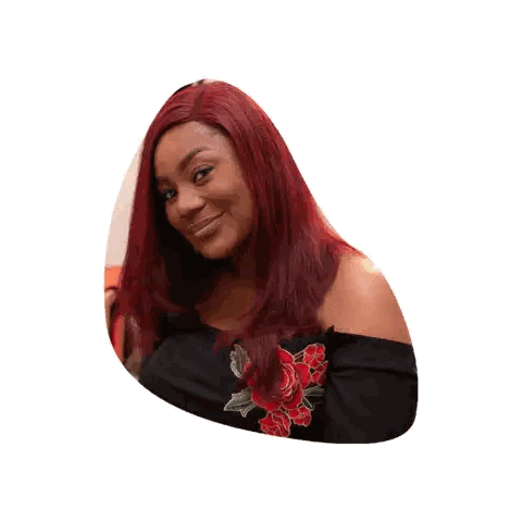 Woman In Black Off-Shoulder Top Sticker
