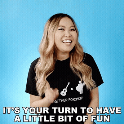 Woman In Black Shirt Saying Together For 3V3r GIF