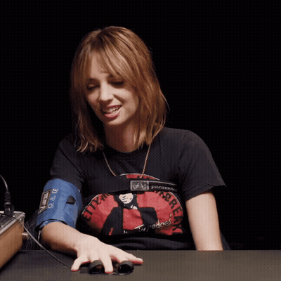 Woman In Black Shirt Saying Torpedoes GIF