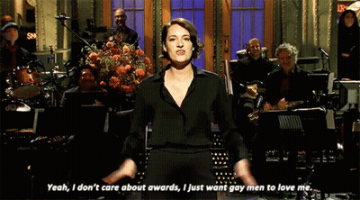 Woman In Black Shirt Saying Yeah To Orchestra GIF