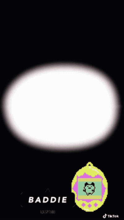 Woman In Black Shirt With Baddie TikTok Sticker GIF
