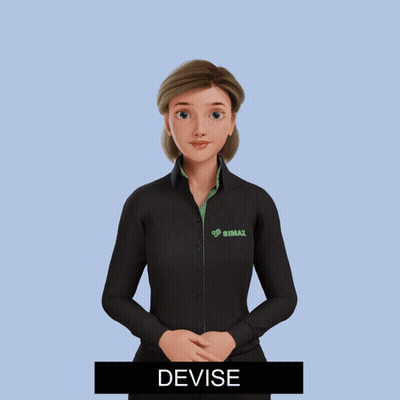 Woman In Black Shirt With Bimax Crossing Fingers GIF