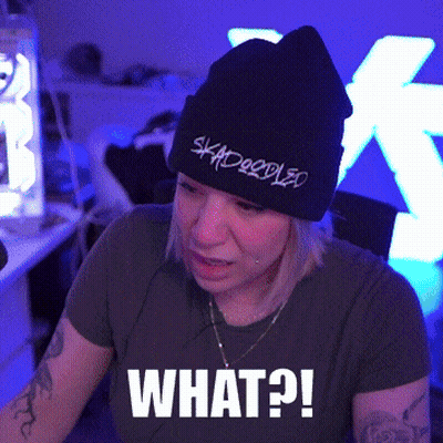Woman In Black Skadoodle Hat Says What GIF