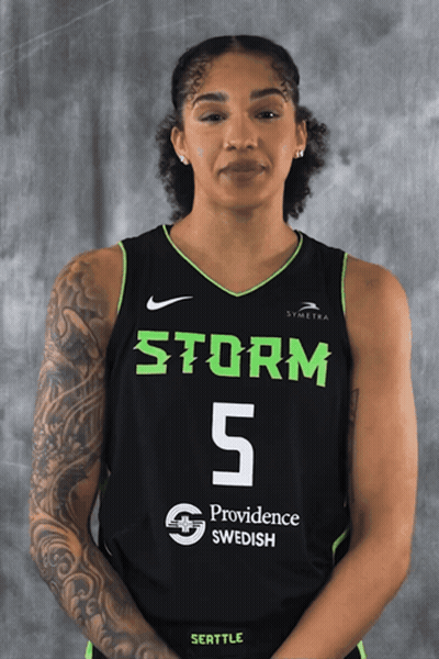 Woman In Black Storm 5 Jersey GIF