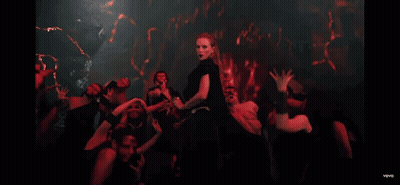 Woman In Black Sweater Saying I Have Nothing Left GIF