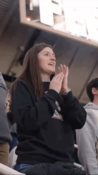 Woman In Black Sweatshirt Saying Maker GIF