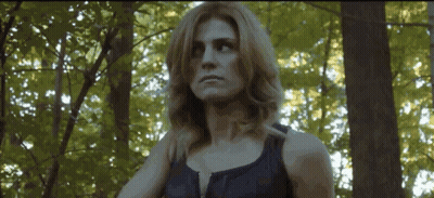 Woman In Black Tank Top In Forest GIF