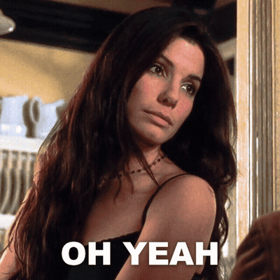 Woman In Black Tank Top Saying Oh Yeah GIF