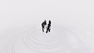 Woman In Black Top And Black Pants GIF