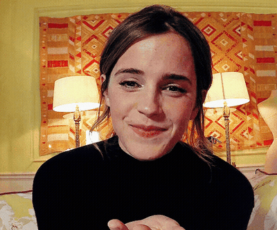 Woman In Black Turtleneck Smiling GIF