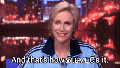 Woman In Blue Adidas Jacket Saying And That's How Steve's It GIF