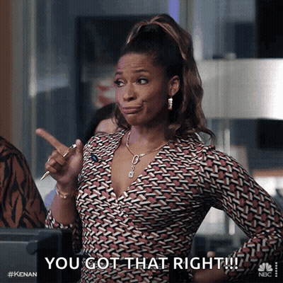 Woman In Blue Apron With House GIF