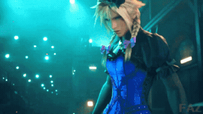 Woman In Blue Dress Saying Faz GIF