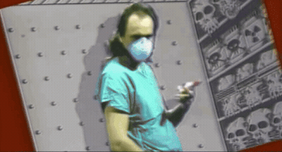 Woman In Blue Dress Says And Go Fascist Burn In Wickedness Lives Are Lonely GIF